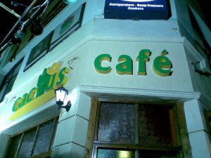 catcus cafe logo design
